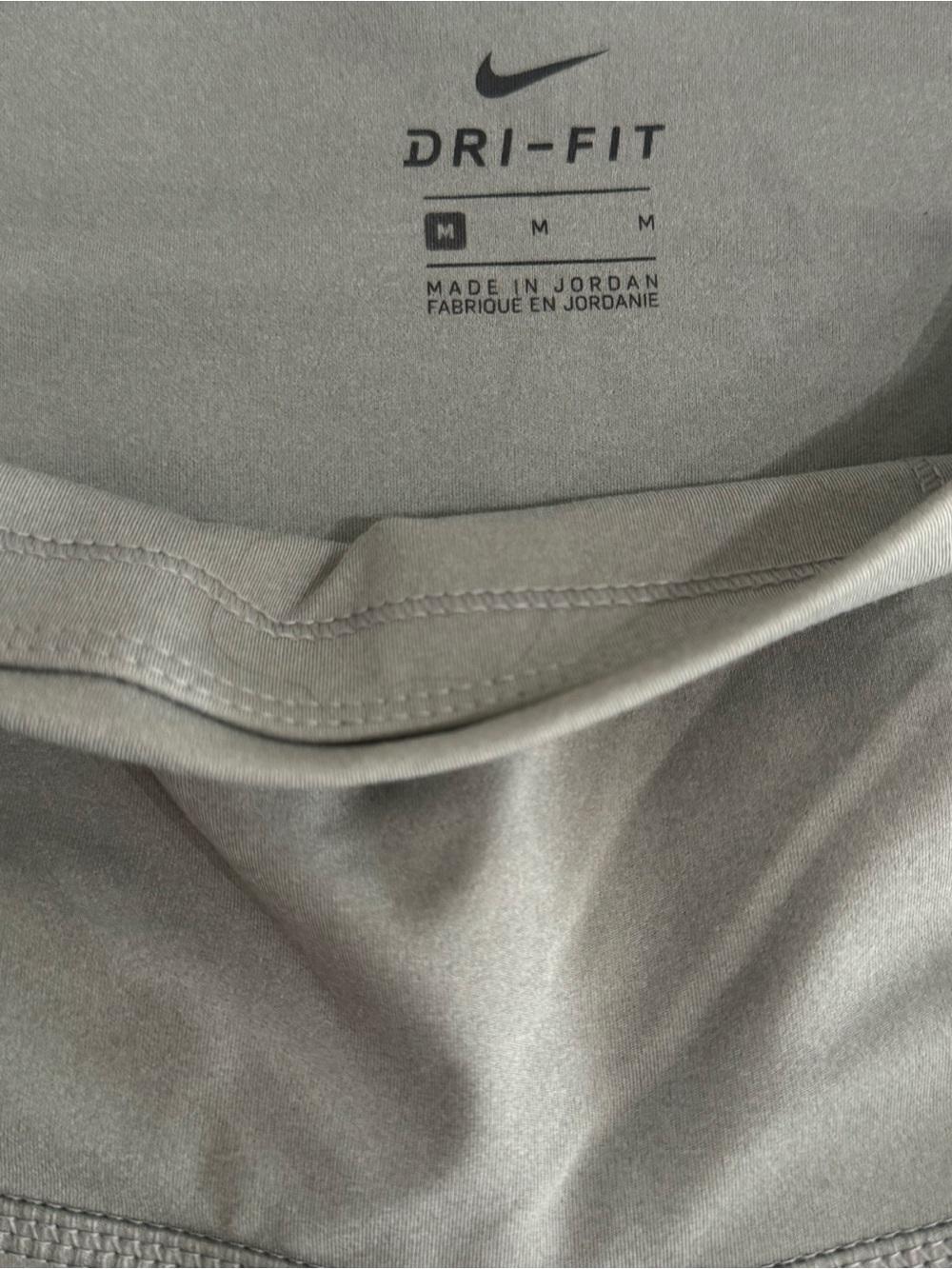 Nike Dri-FIT Gray Performance Top - Picture 3 of 4